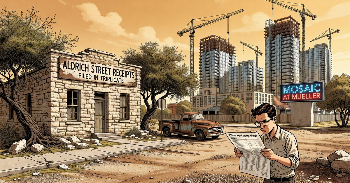 The Aldrich Street Receipts, Filed in Triplicate